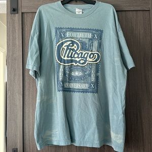 Euc vintage Chicago band shirt 40 anniversary 2007 some discoloration size xxl